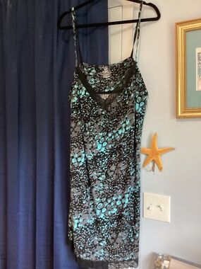 George 3x plus animal print nightgown chemise New w/tag